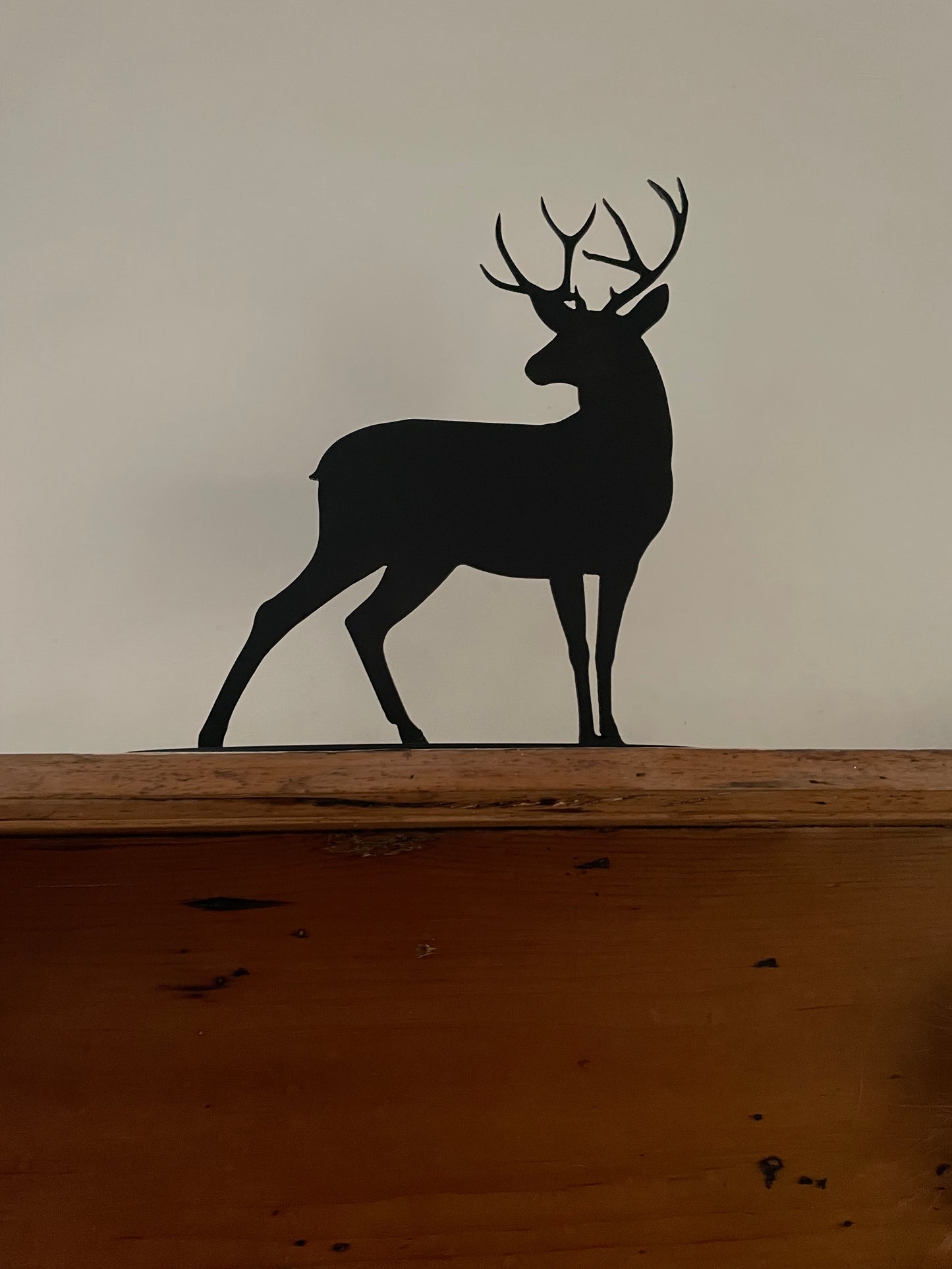 Plasma Cut Steel Stag Table Decoration